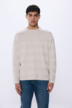 Springfield Jersey cuello doble gris
