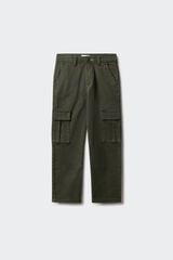 Springfield Kids Chinos cargo para niños kaki