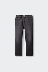 Springfield Kids Pantal&oacute;n de mezclilla tejido para ni&ntilde;o negro