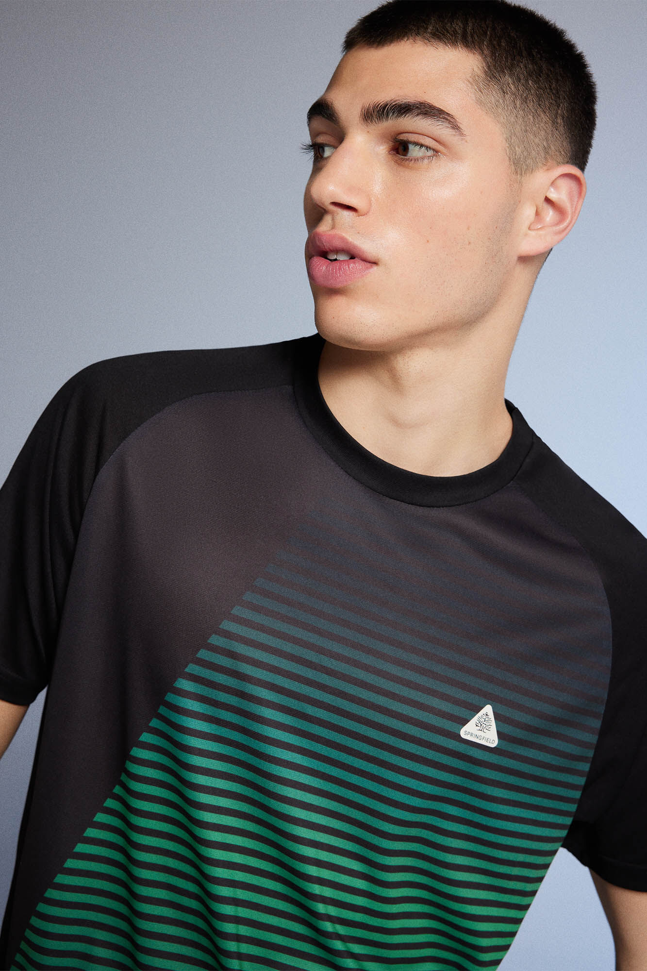 Springfield Camiseta outdoor negro