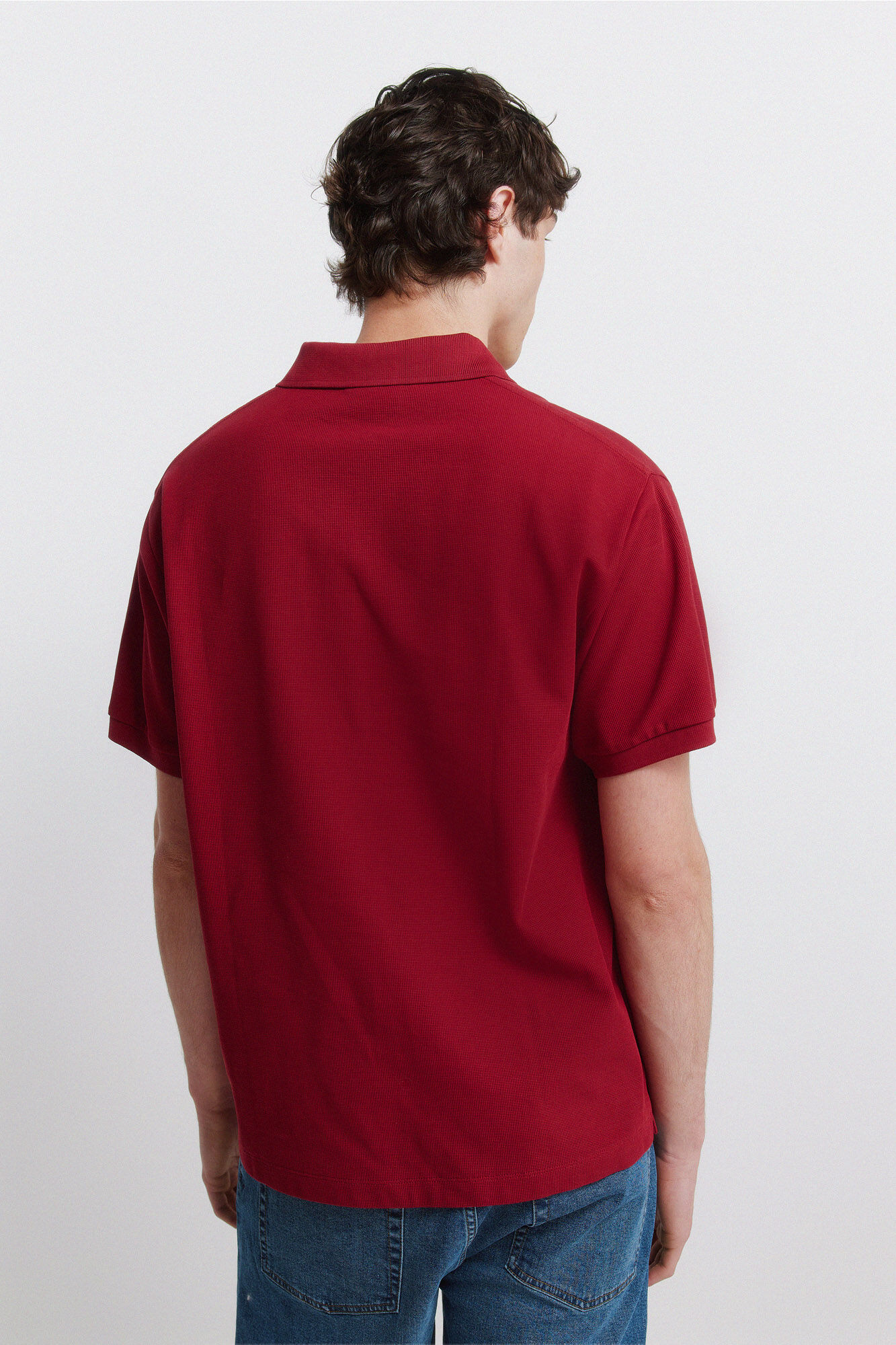 Springfield Polo de estructura regular fit rojo