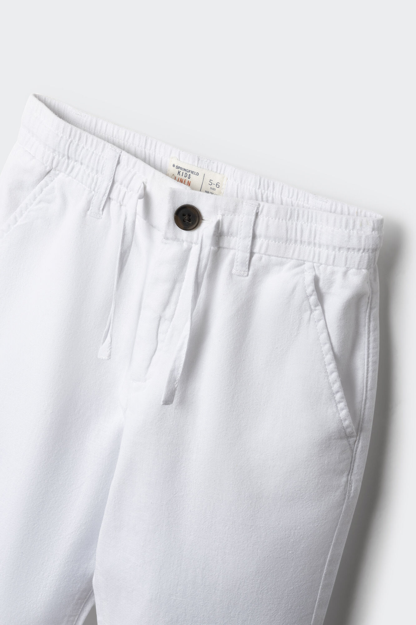 Springfield Kids Pantalon chino lino ni&ntilde;o natural