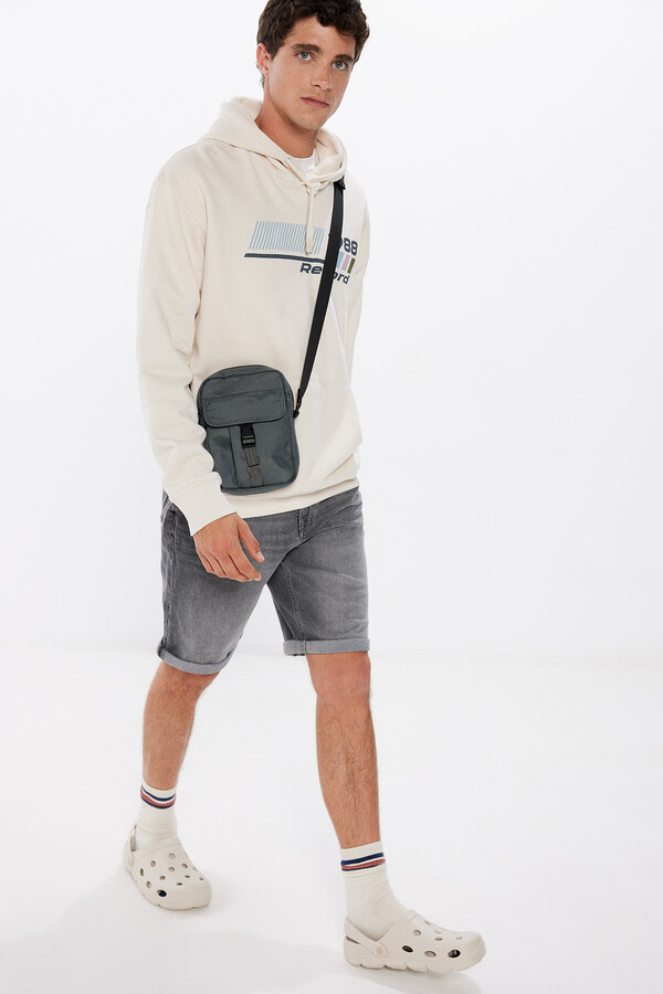 Springfield Bolso mediano casual verde marfil