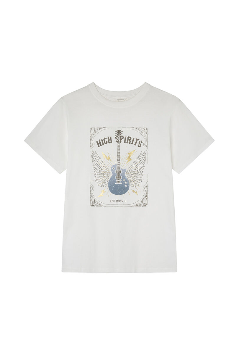 High Spirits Playera Freedom estampado