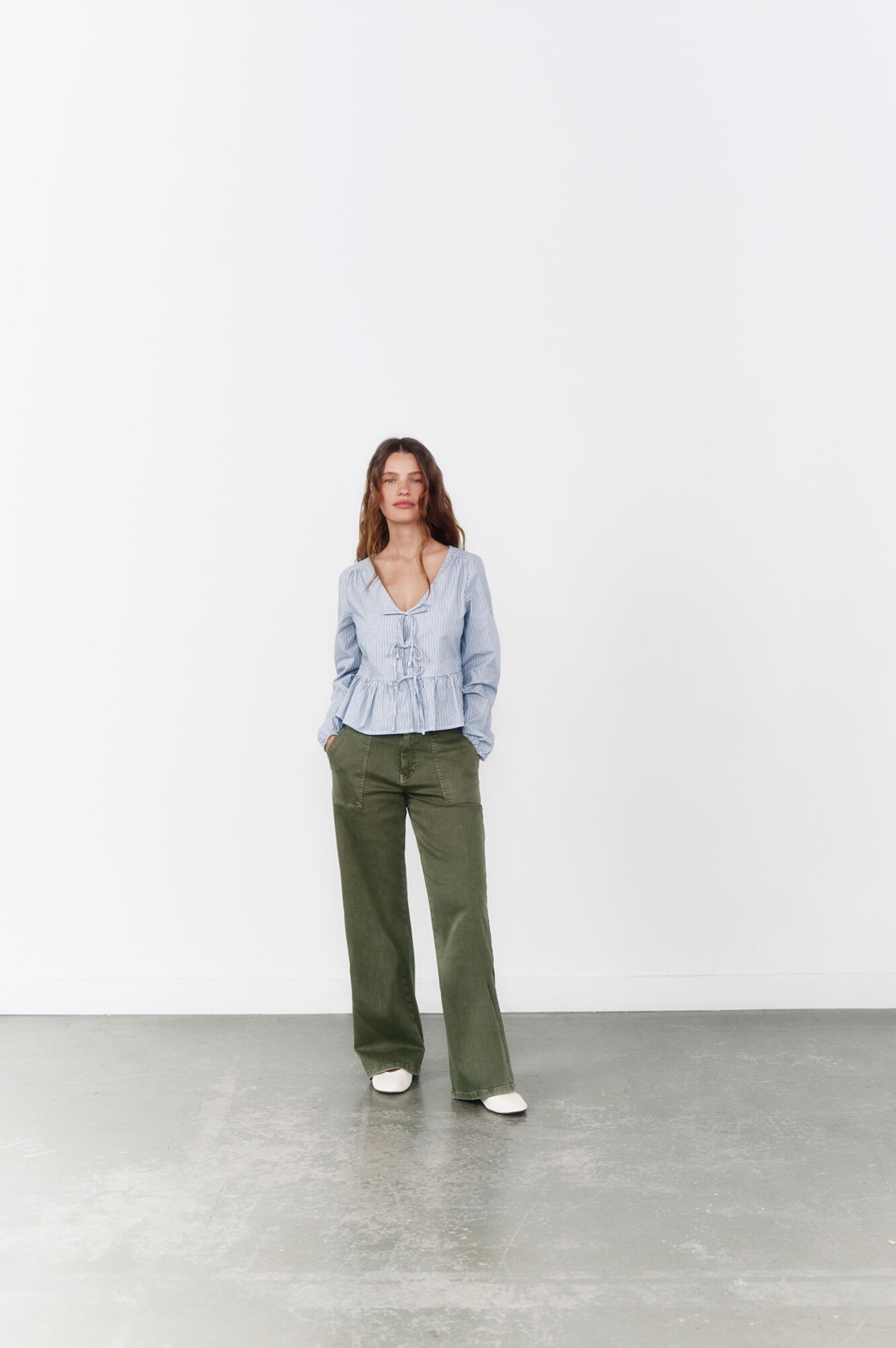 High Spirits Blusa "Maranta" azul