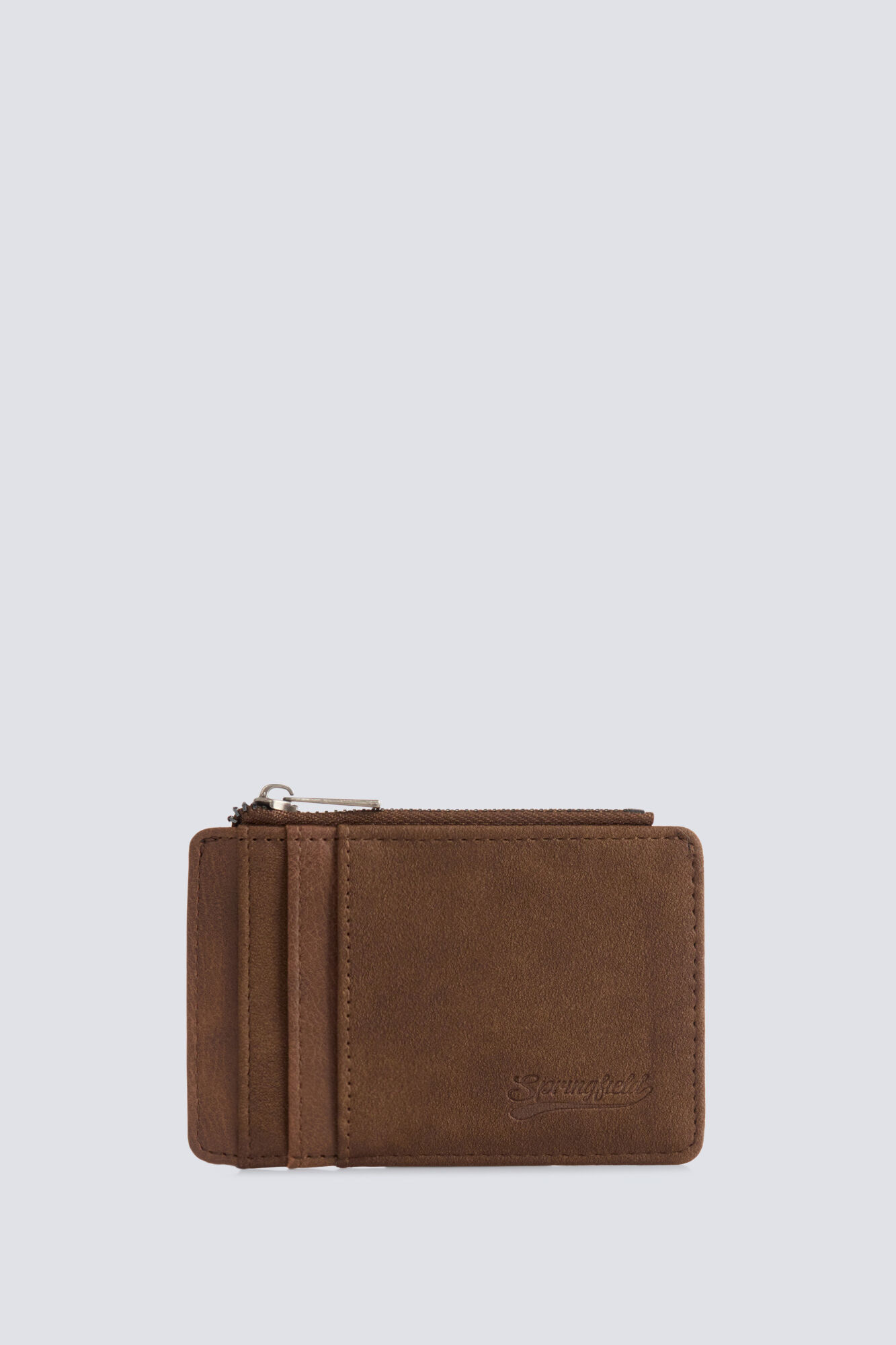 Springfield Monedero tarjetero efecto piel bicolor