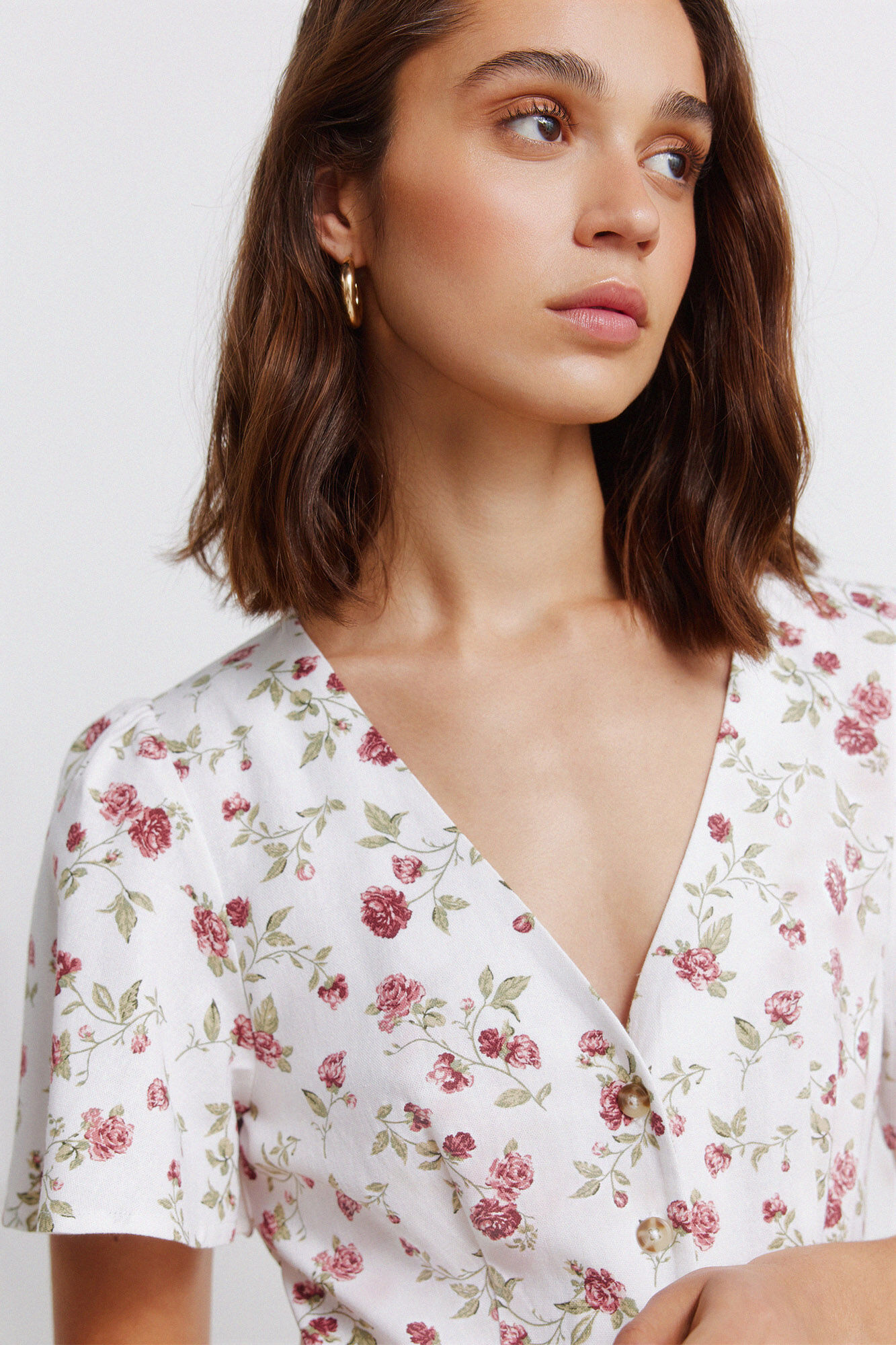 Springfield Vestido midi estampado floral