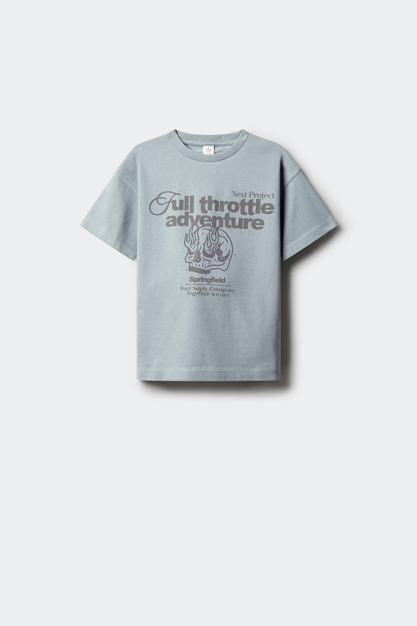 Springfield Kids Camiseta Calavera ni&ntilde;o azul