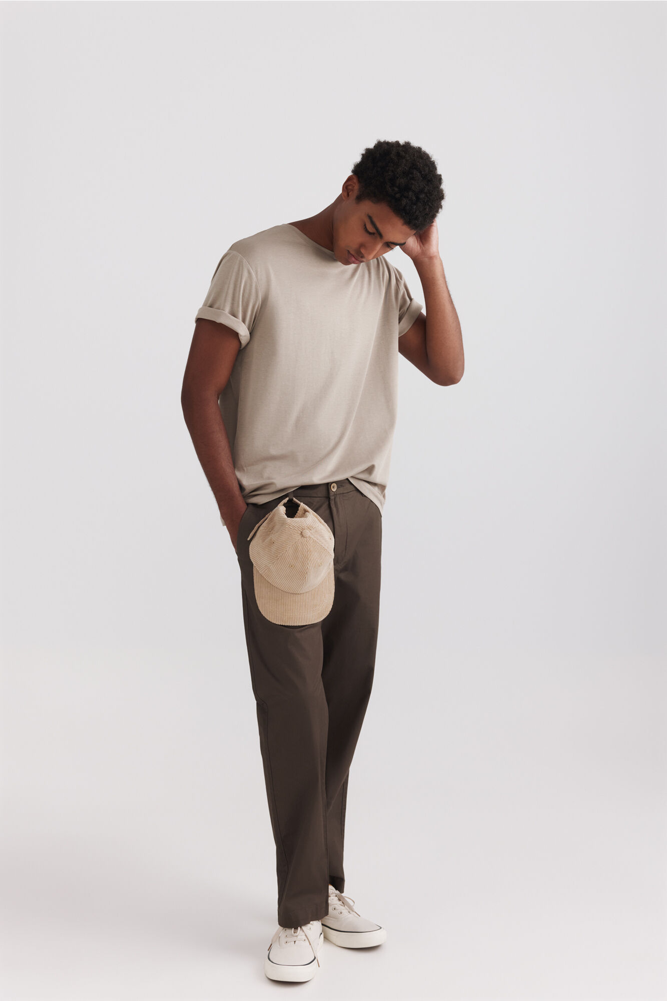 Springfield Playera de textura caf&eacute;