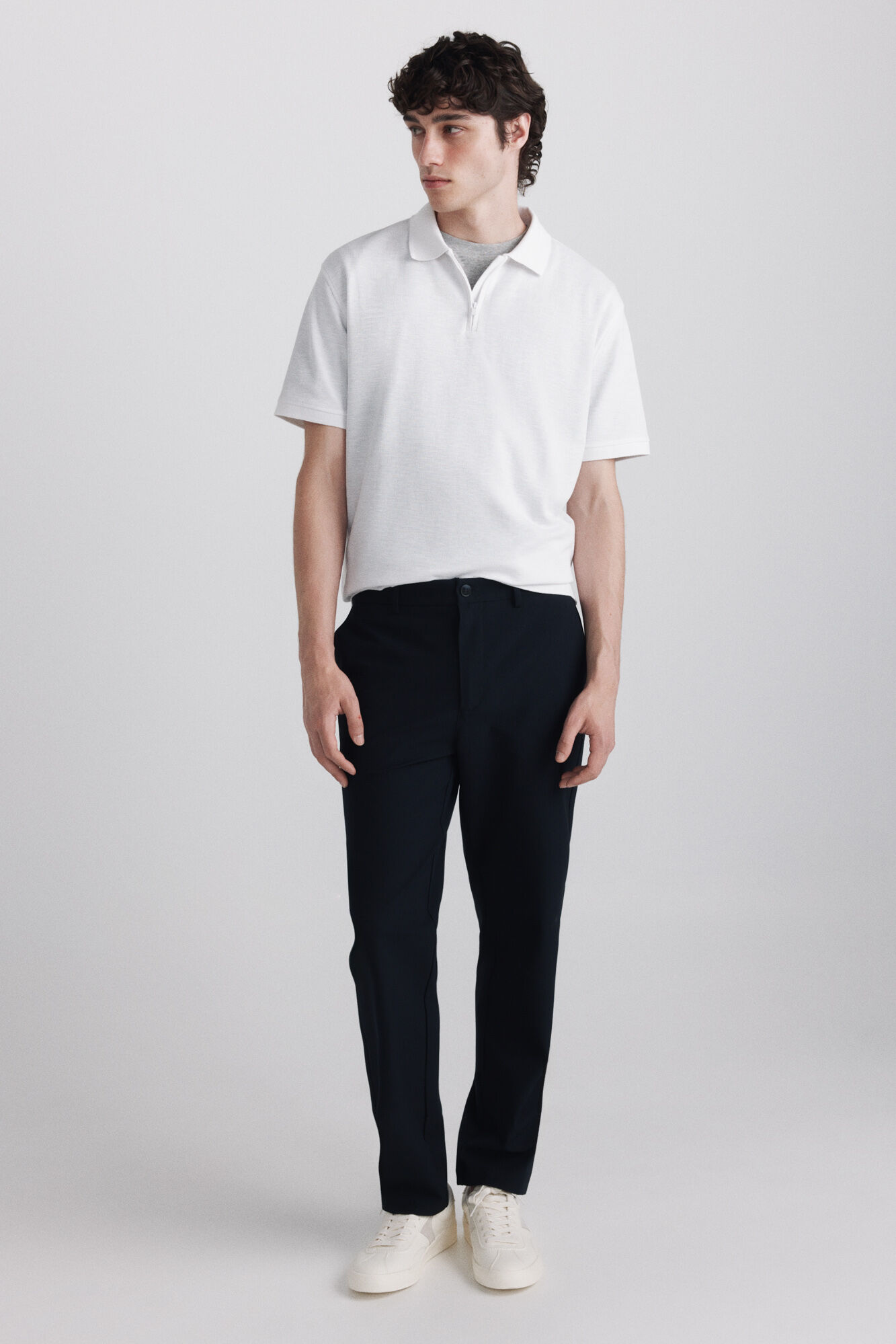 Springfield Pantal&oacute;n chino slim fit c&oacute;modo azul