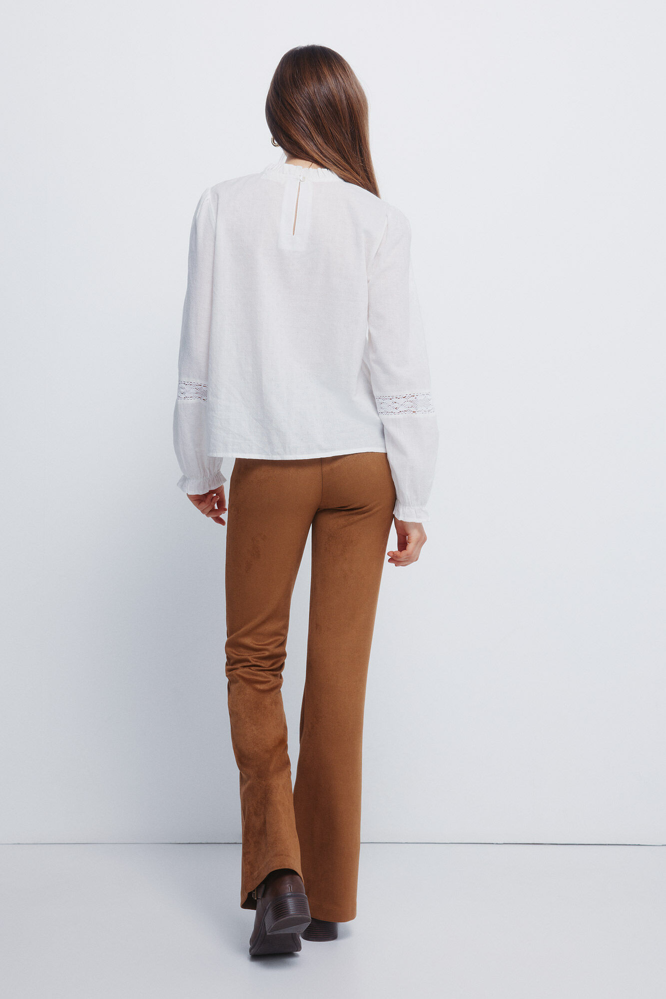 Springfield Pantalones de ante nude