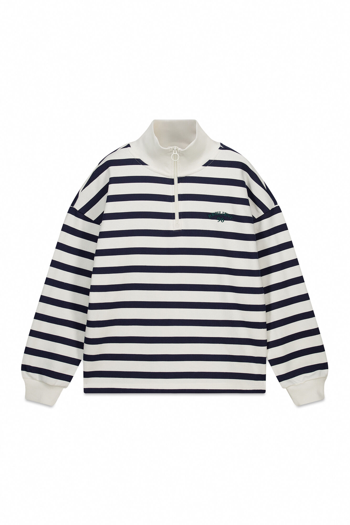 Springfield Sudadera de rayas beige