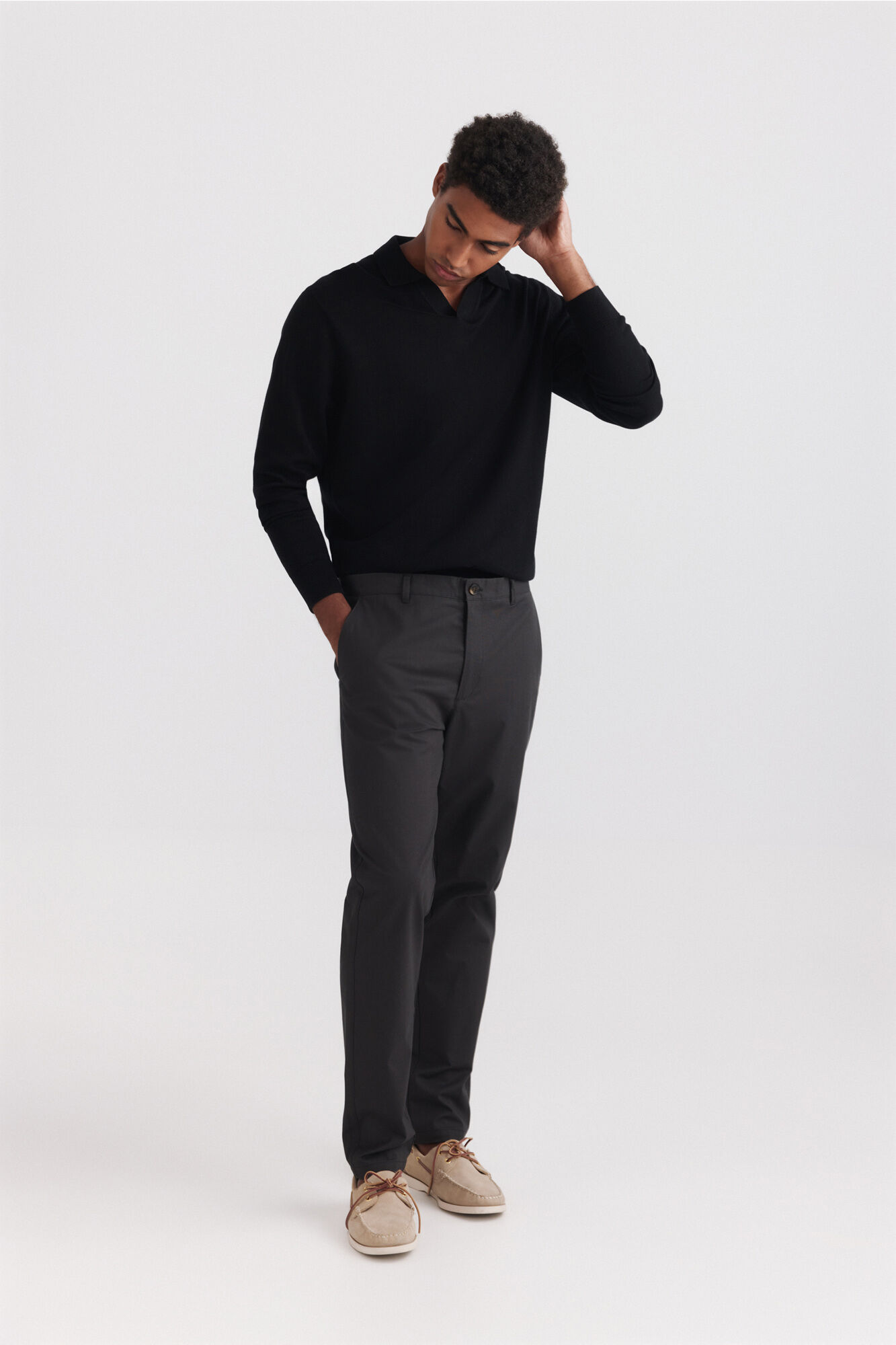 Springfield Pantal&oacute;n chino de estructura bicolor comfort fit