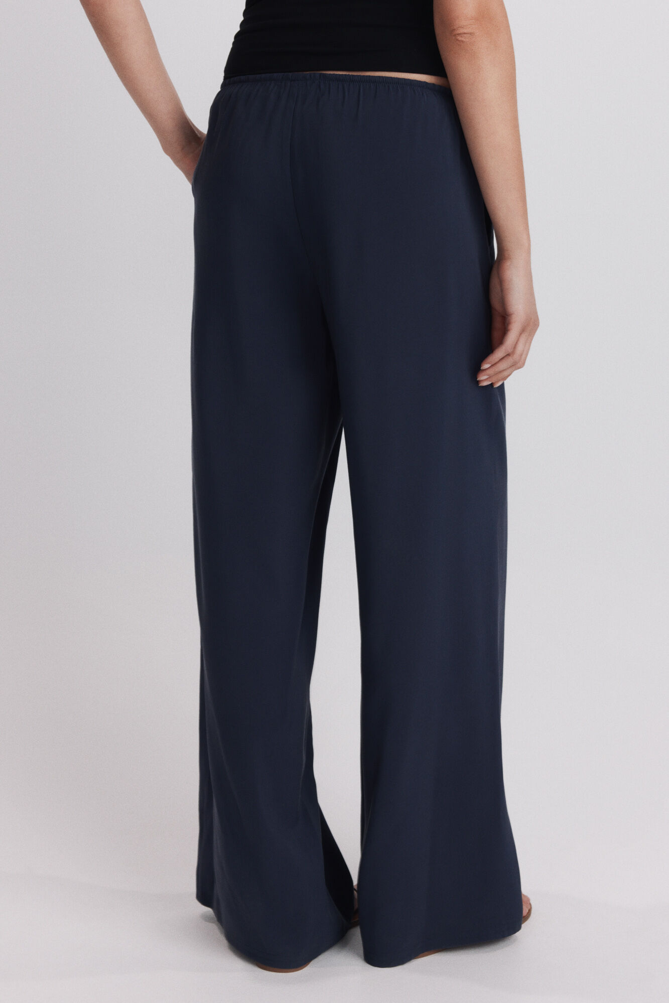 Springfield Pantal&oacute;n jogger wide leg azul