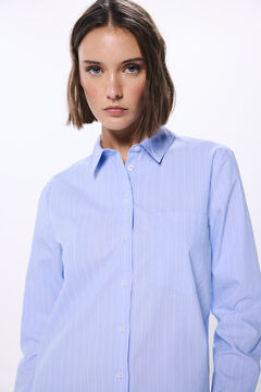 Springfield Camisa rayas  azul mezcla