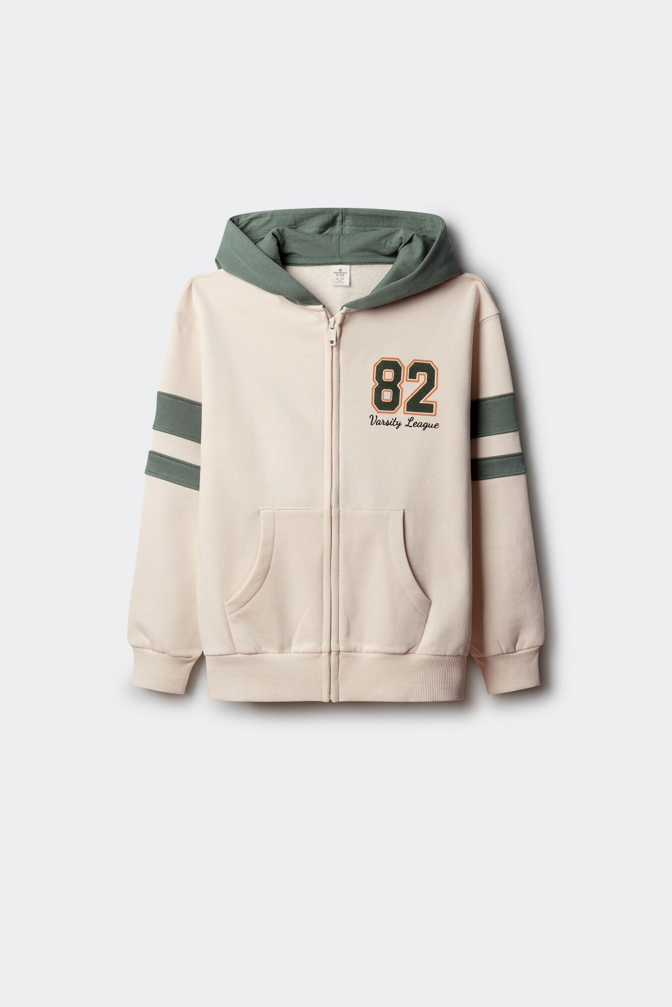 Springfield Kids Sudadera capucha varsity ni&ntilde;o blanco