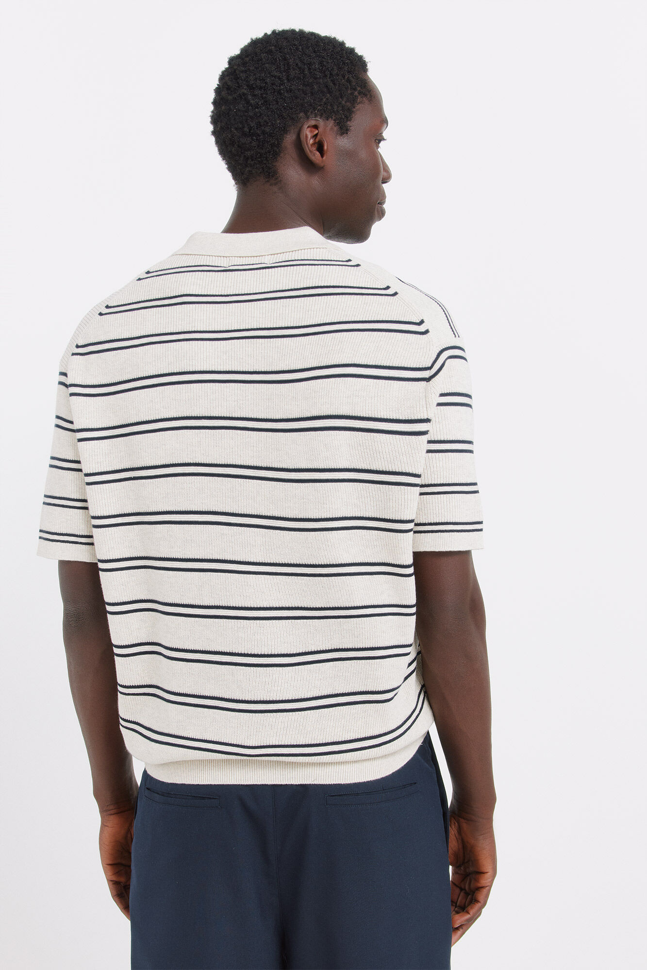 Springfield Polo de rayas m&uacute;ltiples gris