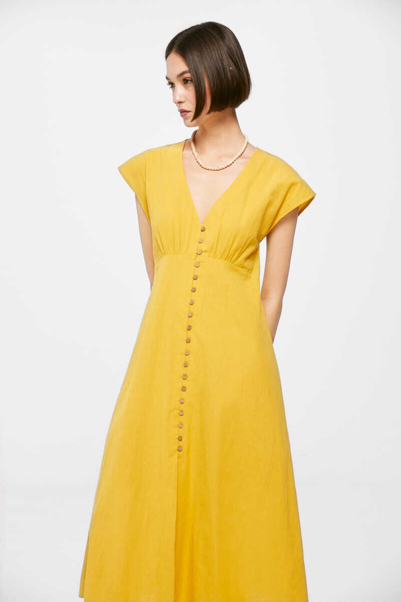 Vestidos discount con botones