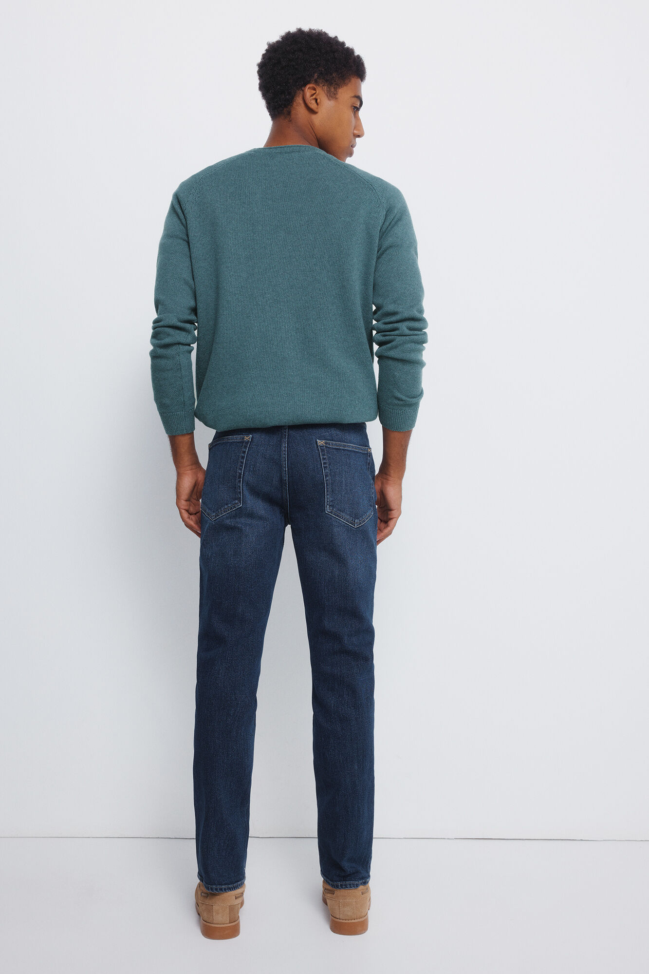 Springfield Jeans slim fit de lavado medio oscuro azulado