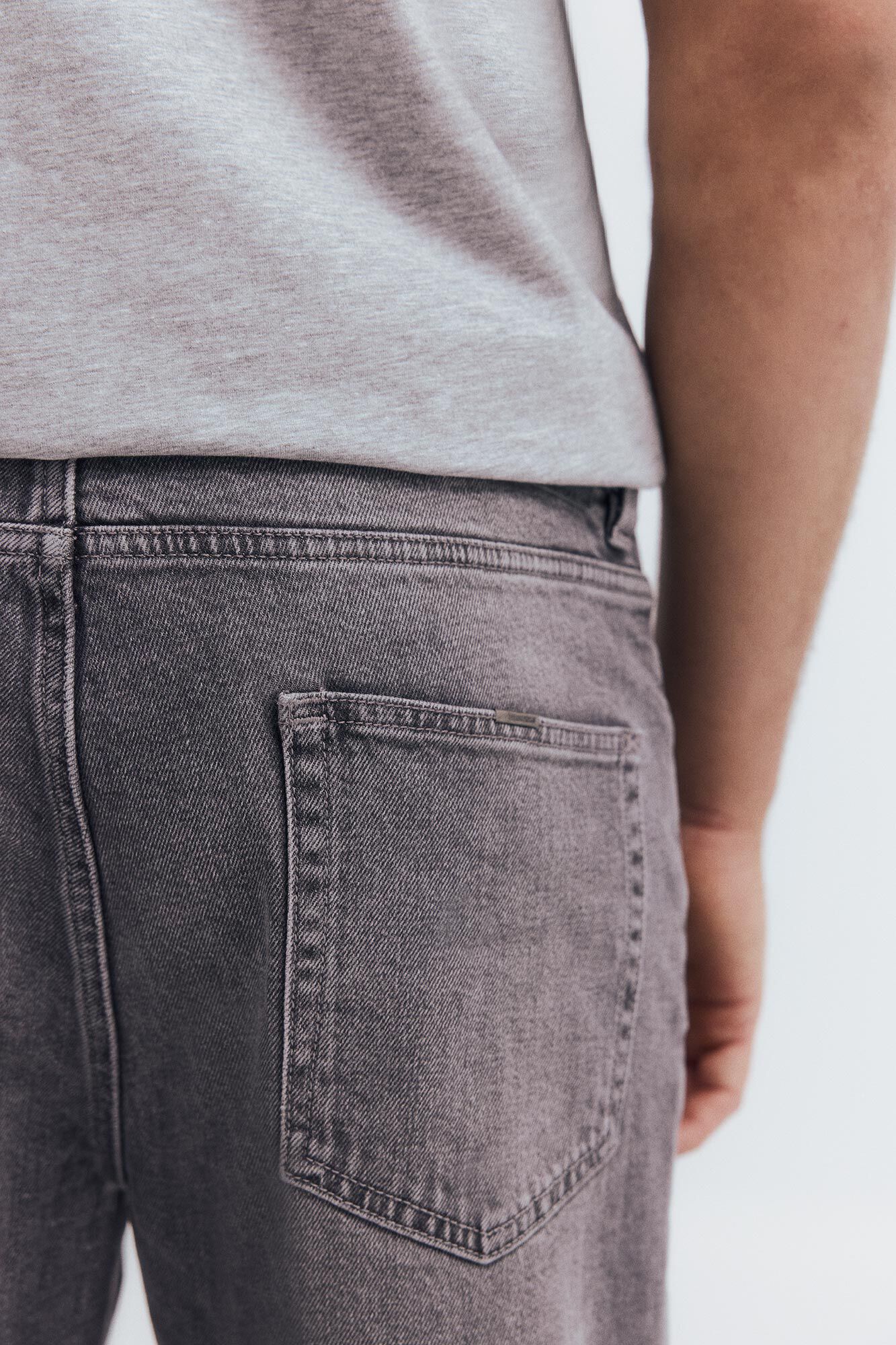 Springfield Jeans gris lavado regular fit gris