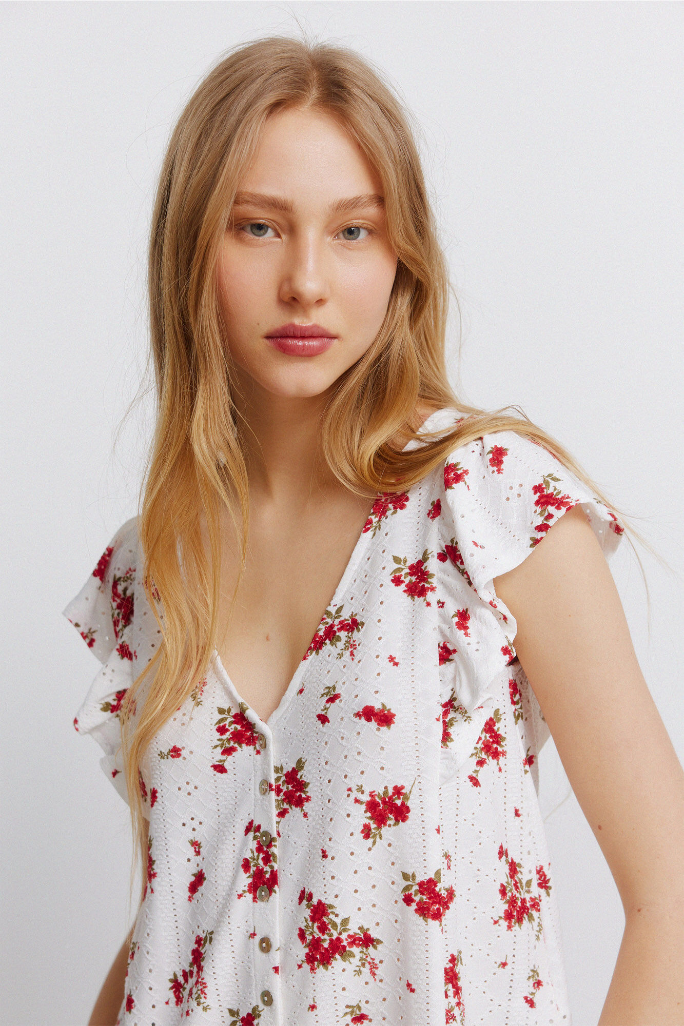 Springfield Playera de manga corta bordada