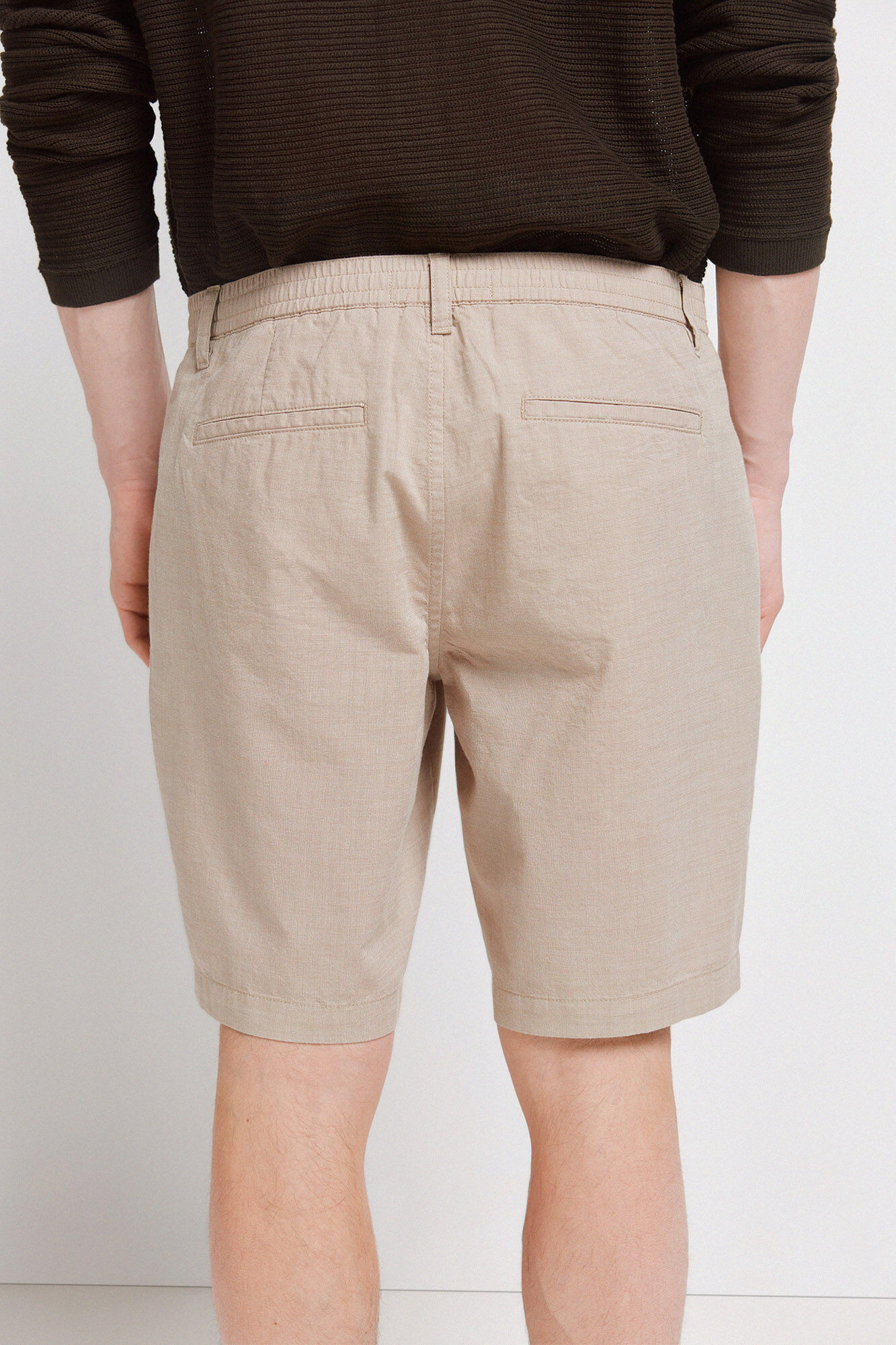 Springfield Bermudas estructuradas beige