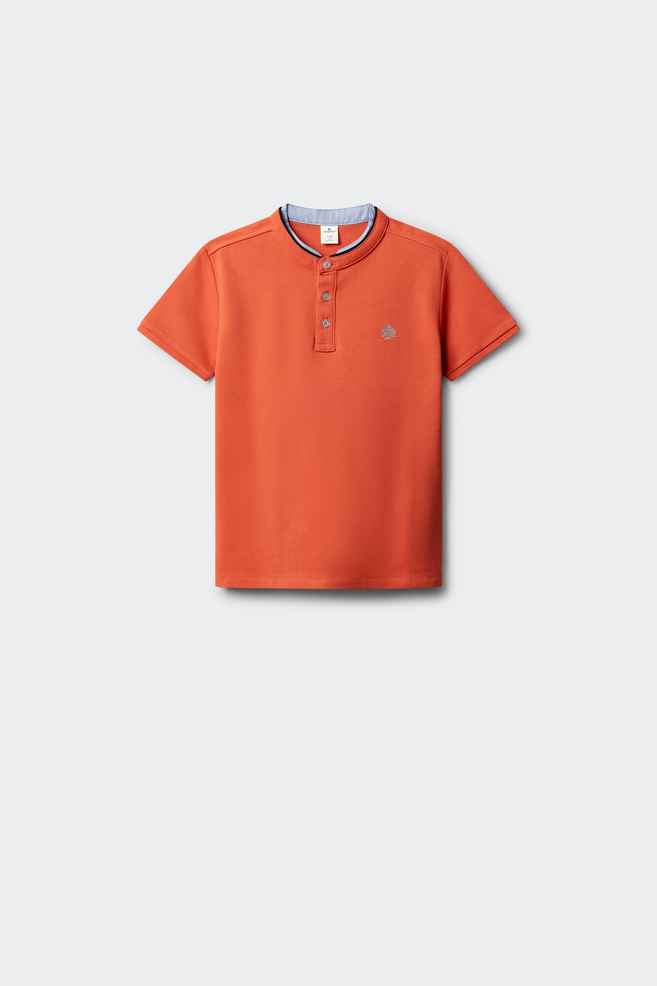 Springfield Kids Polo cuello mao de chambray para ni&ntilde;o