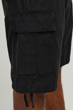 Springfield Bermuda cargo regular fit negro