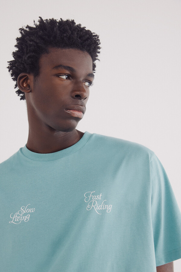 Springfield Playera slow living verde
