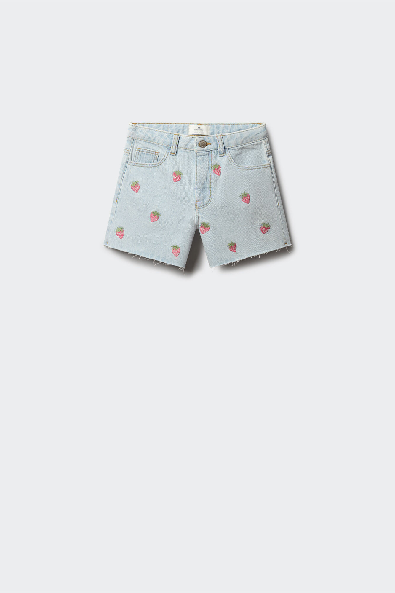 Springfield Kids Short de mezclilla fresas ni&ntilde;a