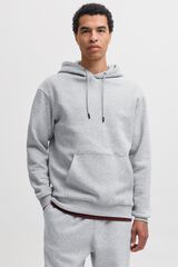 Jack & Jones Sudadera b&aacute;sica con capucha gris