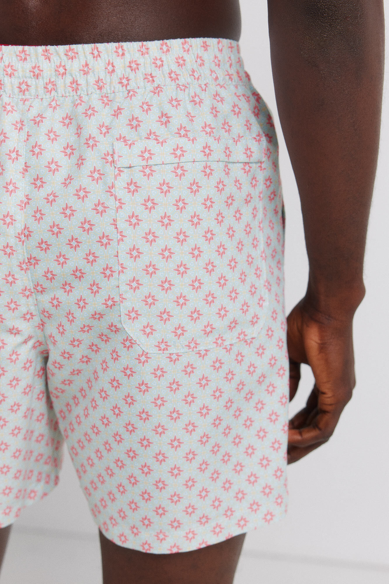 Springfield Traje de ba&ntilde;o estampado de mosaico verde