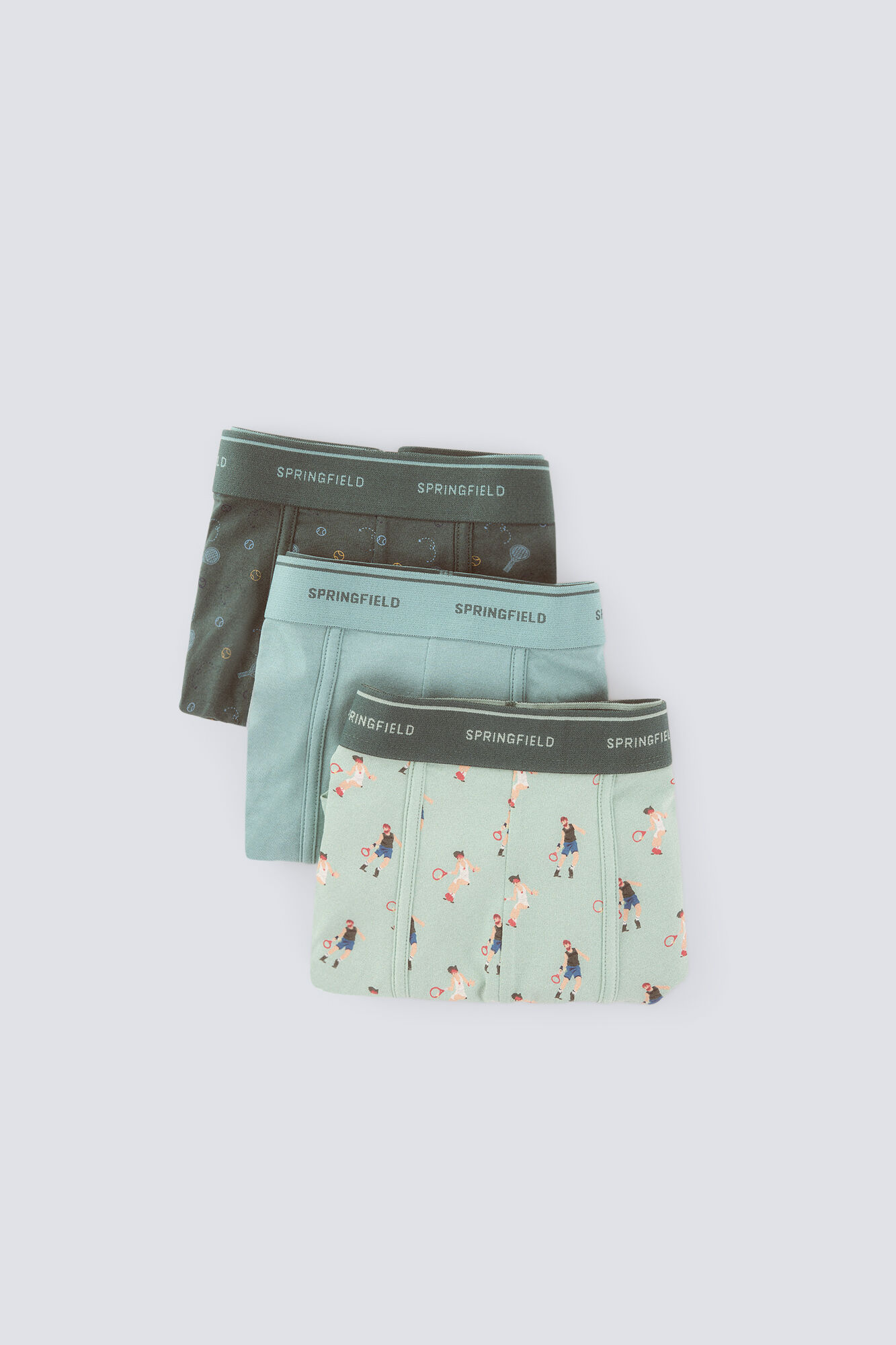 Springfield Paquete de 3 boxers tenis