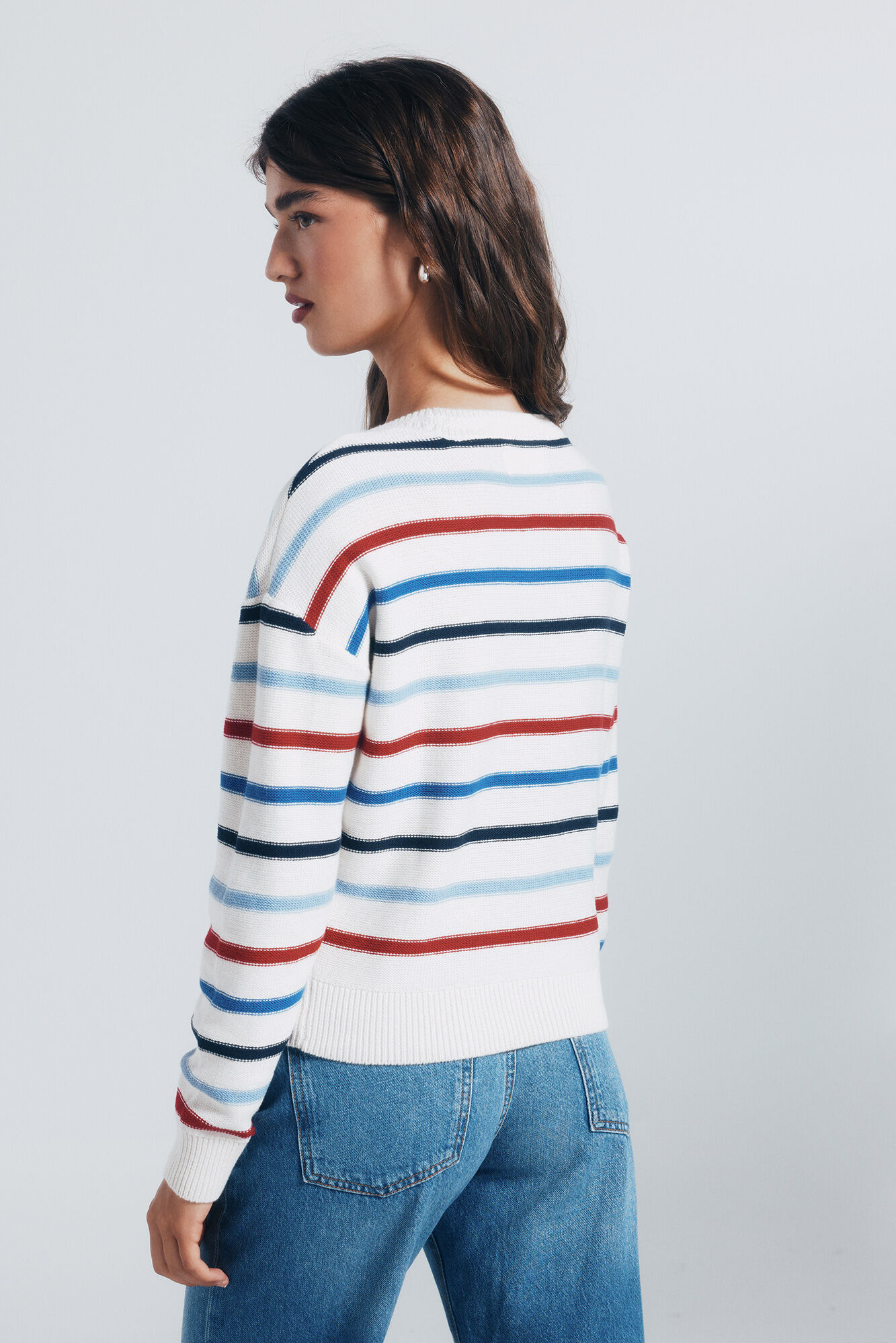 Springfield Su&eacute;ter rayas nude