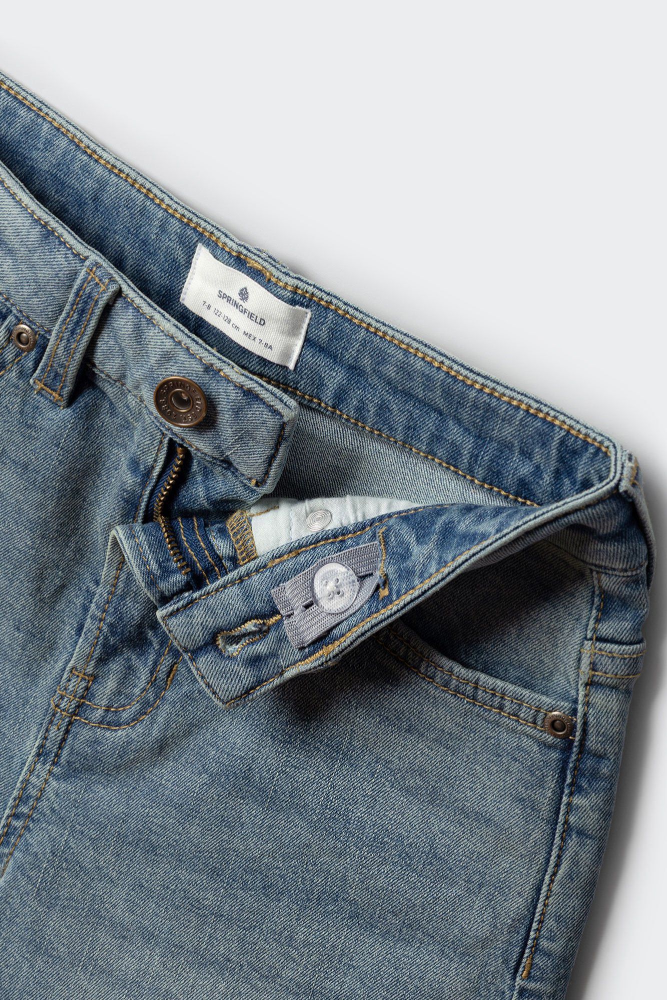 Springfield Kids Bermudas para ni&ntilde;o de denim azulado