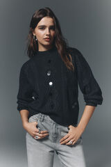 High Spirits Jersey drapeado gris