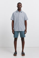 Springfield Bermudas color comfort fit azul
