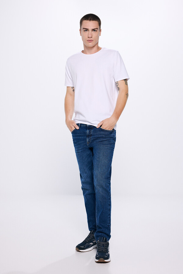 Springfield Jeans slim fit azul