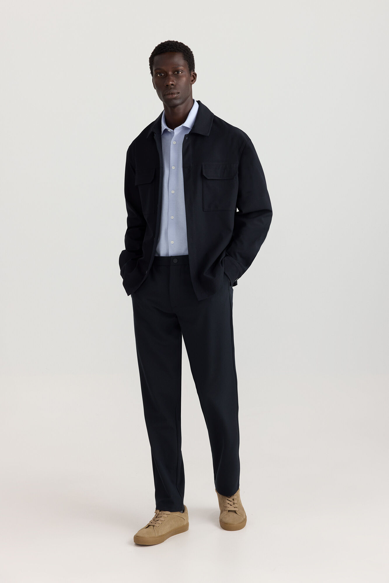 Springfield Camisa performance comfort quick dry y non-iron estampado