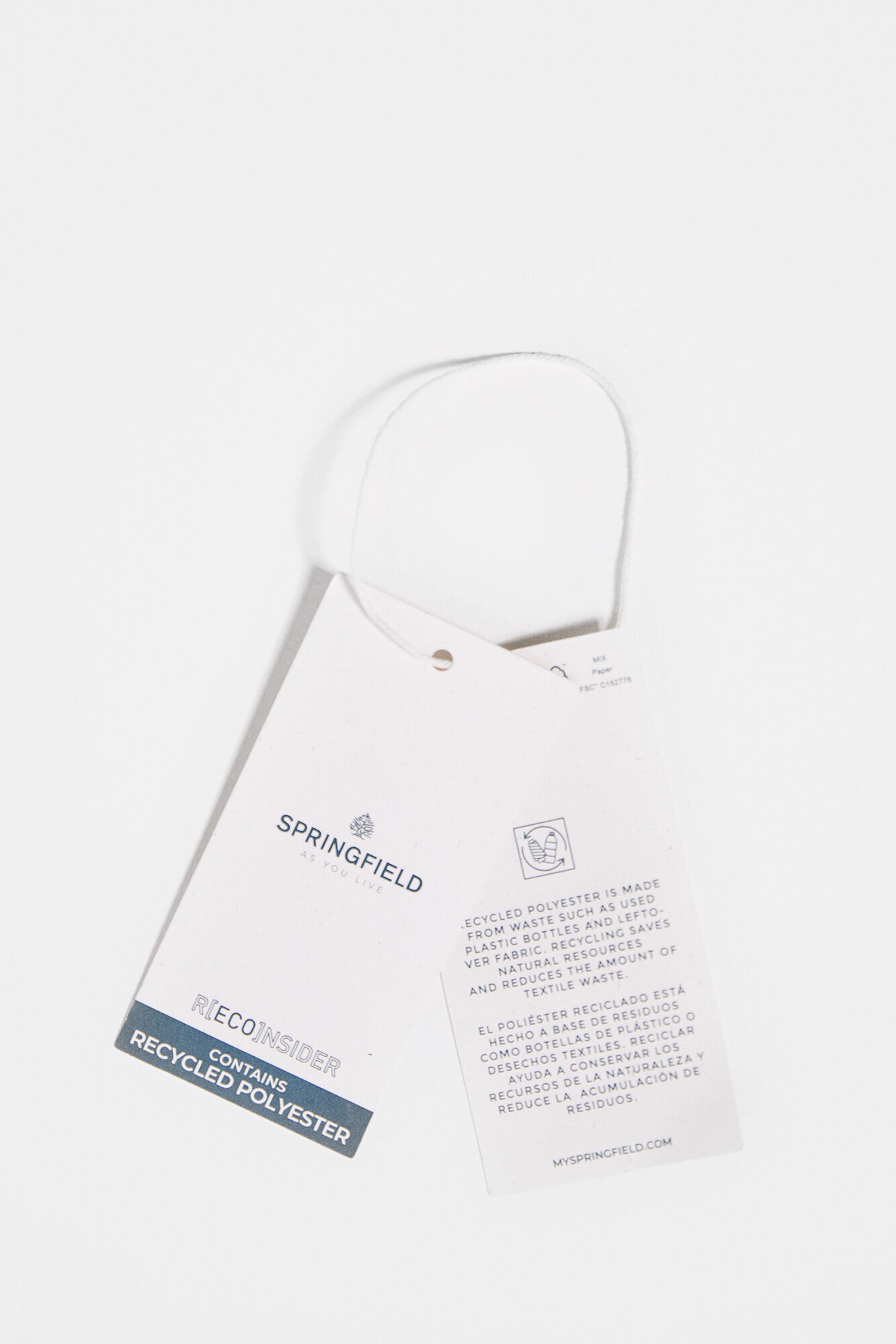 Springfield Su&eacute;ter Mini Calados Poli&eacute;ster Reciclado azul indigo