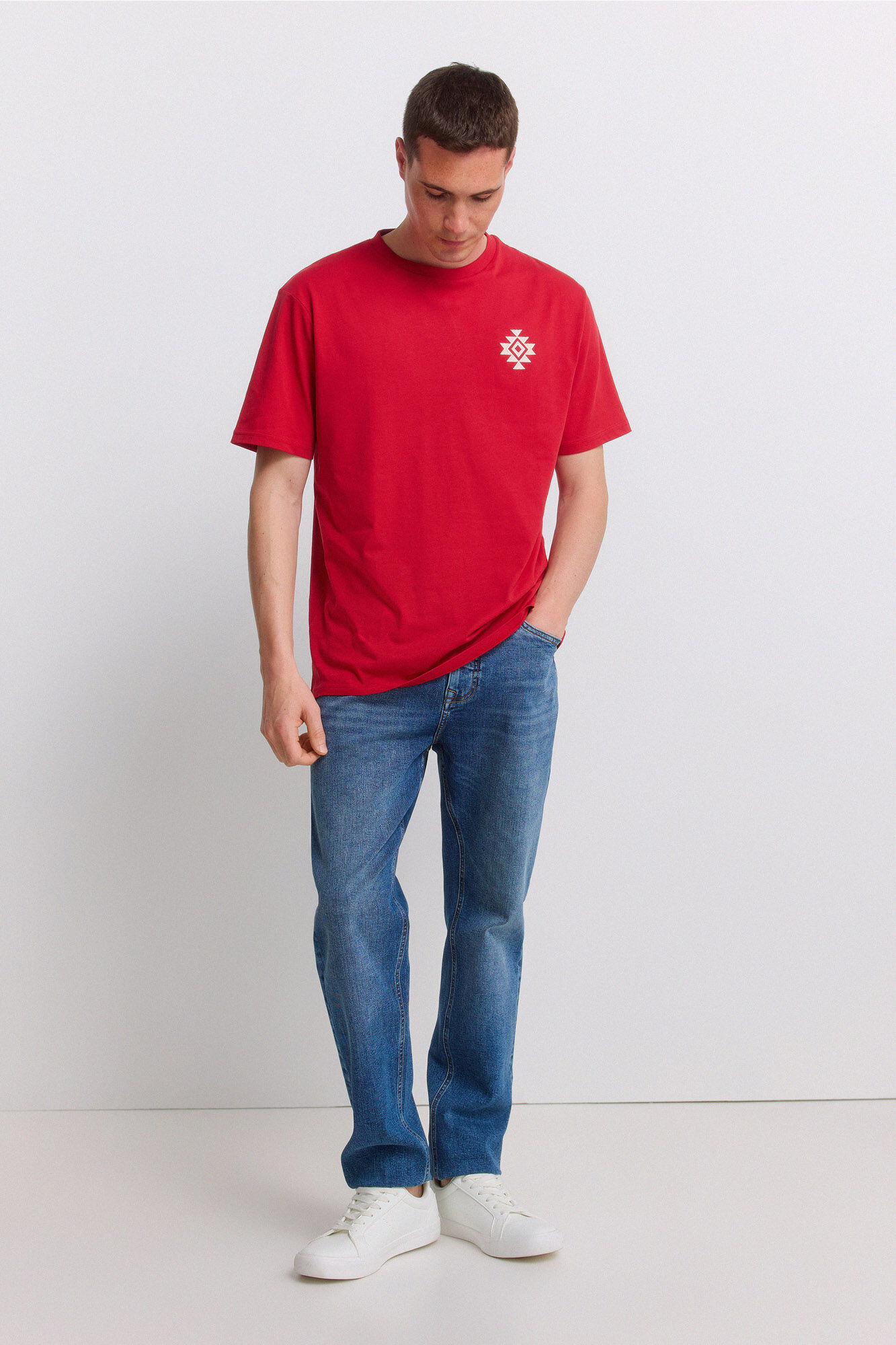 Springfield Jeans lavado medio oscuro slim fit azulado