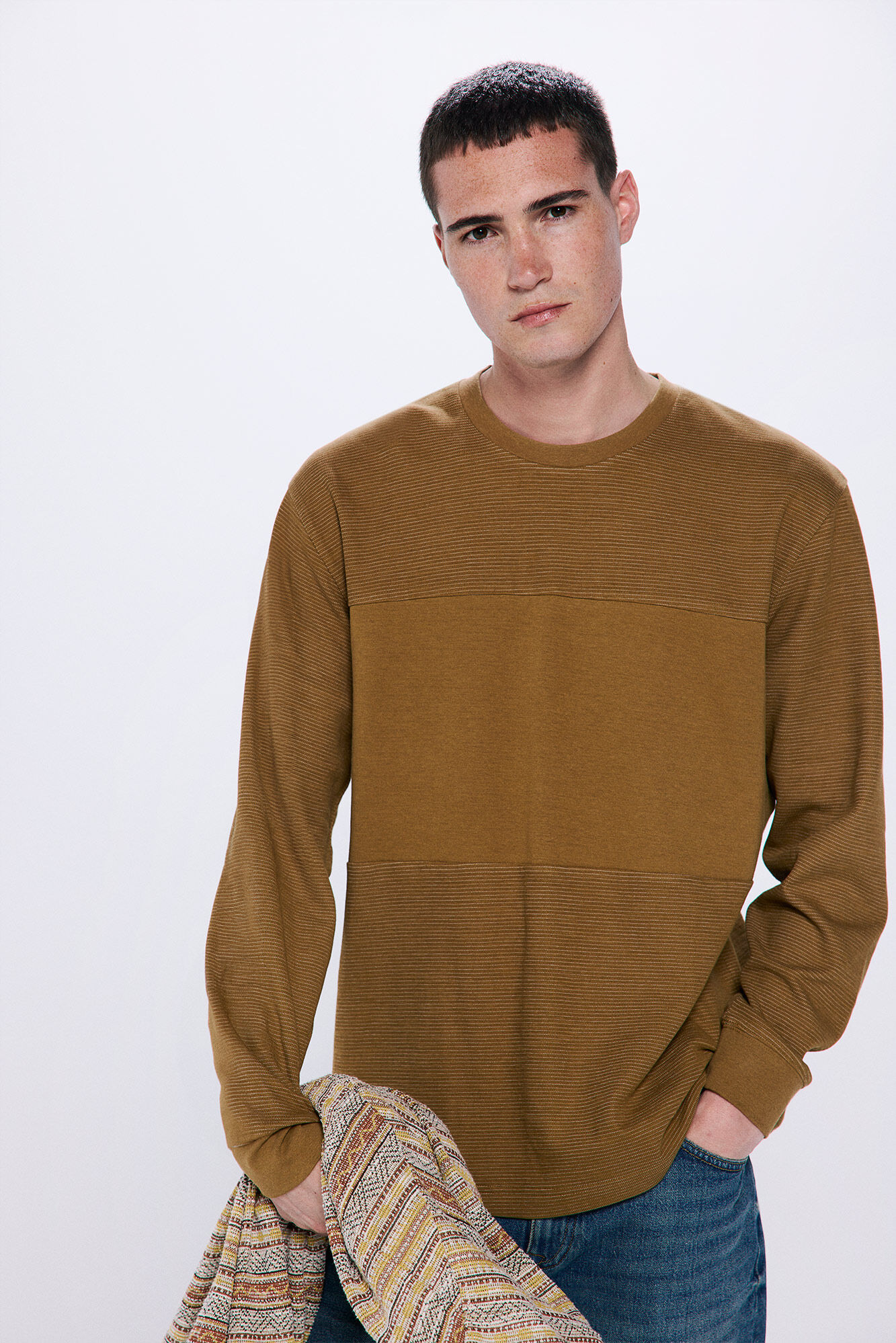 Playeras manga larga hombre new arrivals