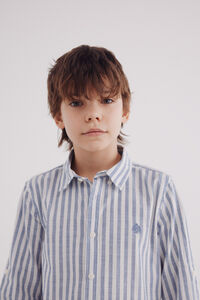 Springfield Camisa Rayas niño azul