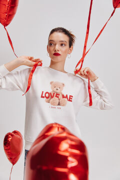 Springfield Sudadera "Love me" estampado