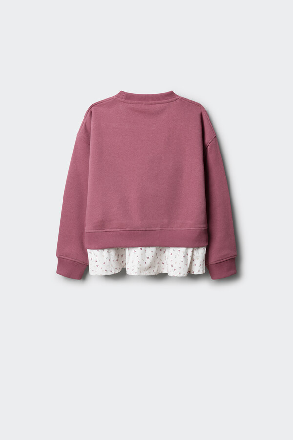Springfield Kids Sudadera "hey" niña. rosa