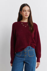 Springfield Jersey de lentejuelas p&uacute;rpura