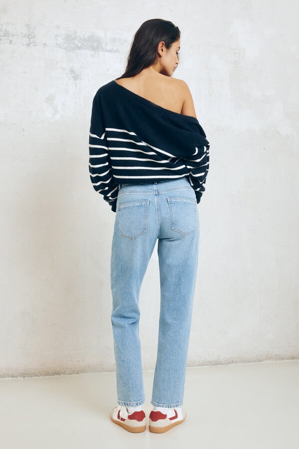 Springfield Jeans mom azul