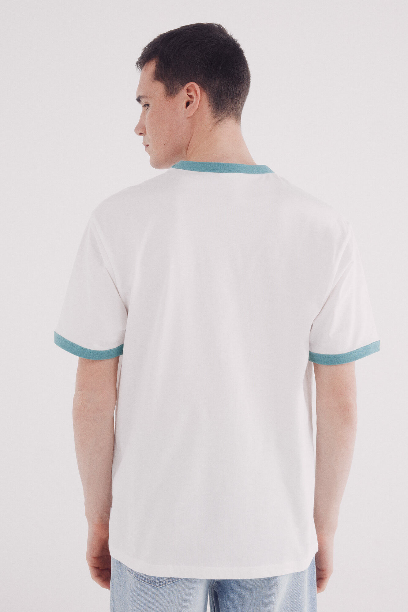 Springfield Playera contraste marfil