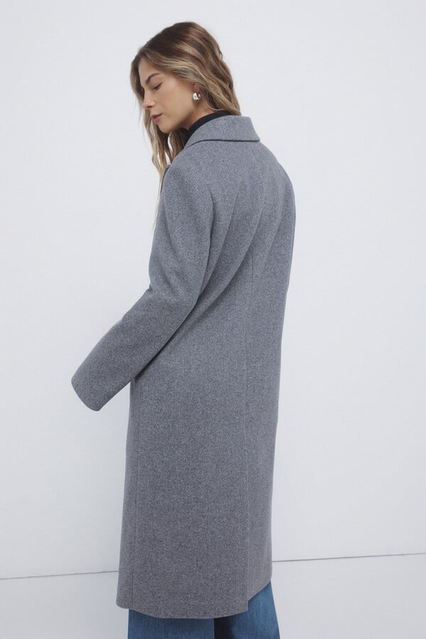 Springfield Abrigo cruzado estampado