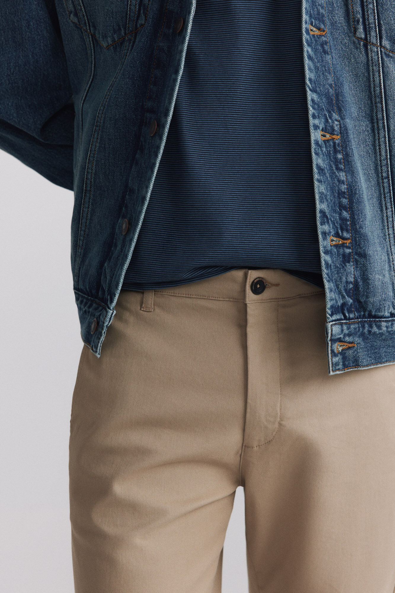 Springfield Pantal&oacute;n chino slim fit beige